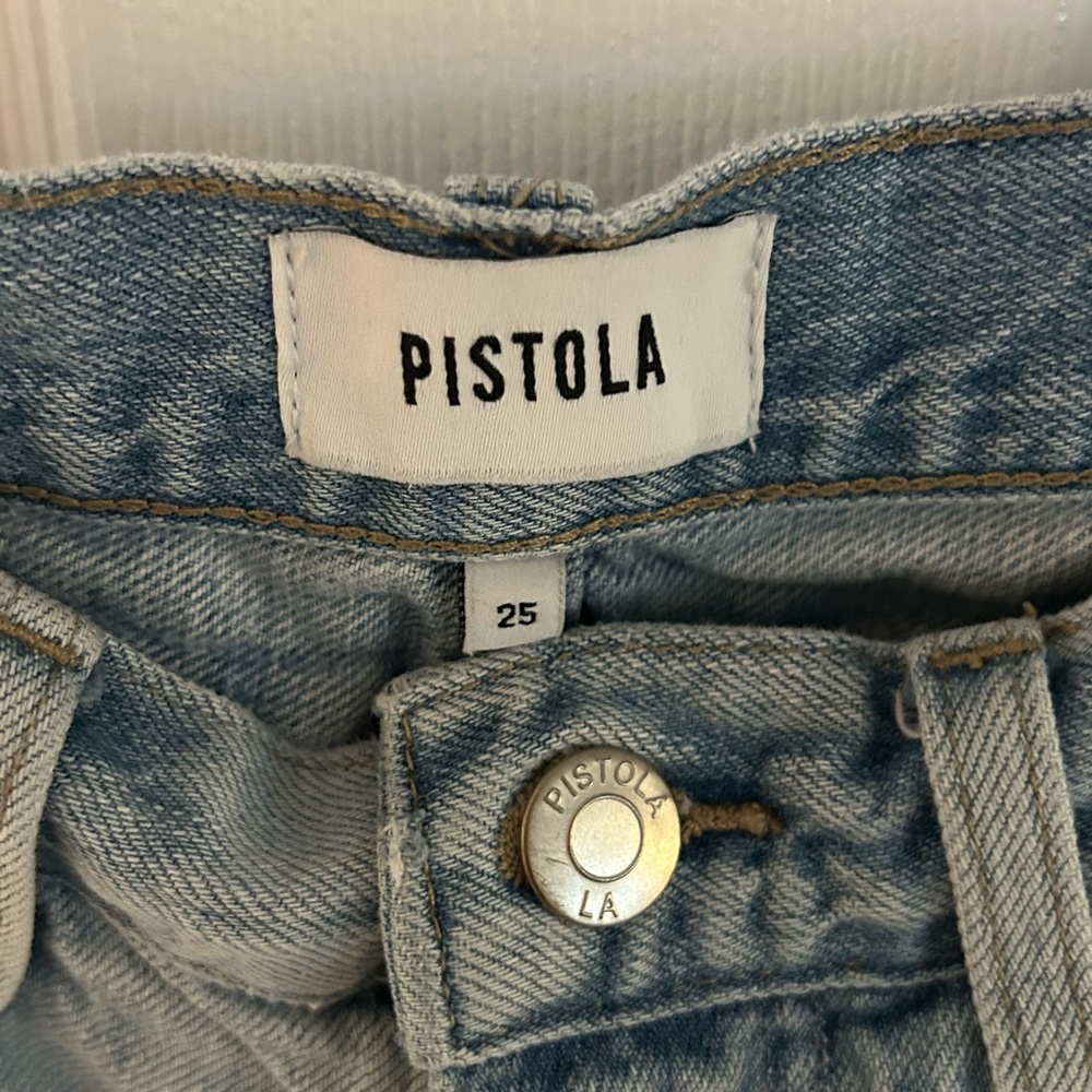 Pistola Denim Blue Women's Jeans with rips